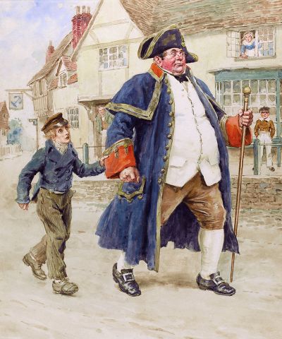 Mr. Bumble y Oliver Twist Mr. Bumble y Oliver Twist