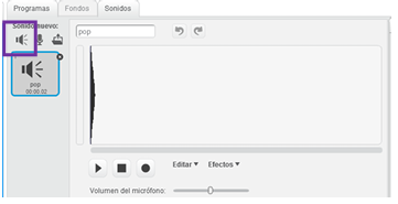 Opciones de audio