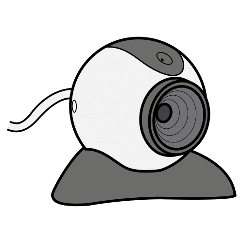 Imagen de una webcam de un ordenador