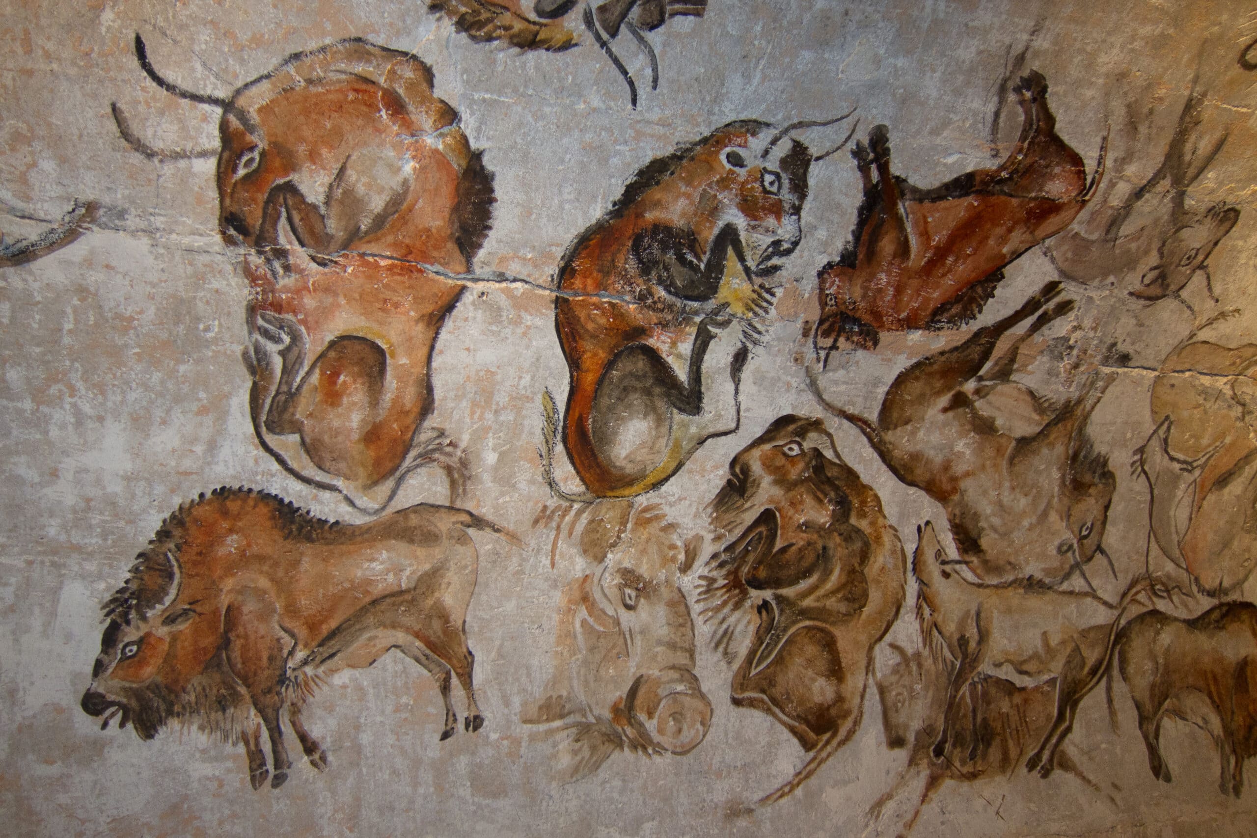 Bisontes Pintura rupestre Cantabria