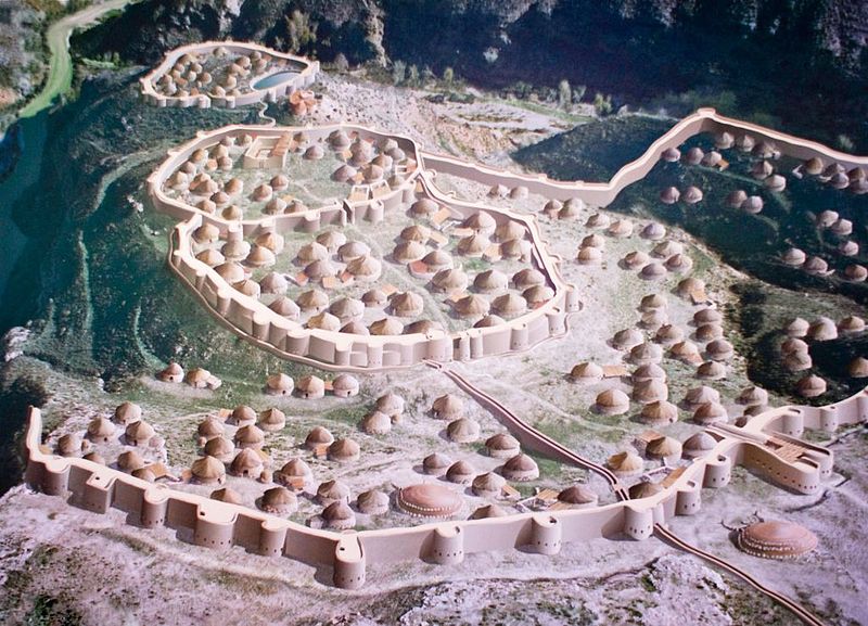 Recreación del poblado Los Millares