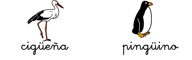 Sílabas güe, güi