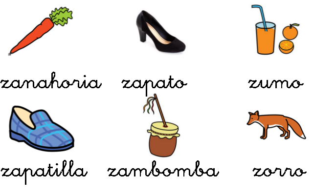 Palabras que comienzan por z, Z