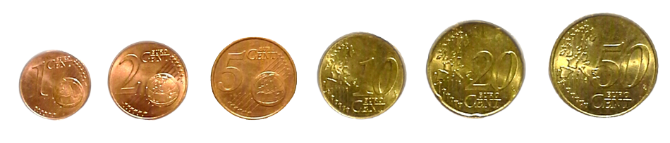 Monedas céntimos