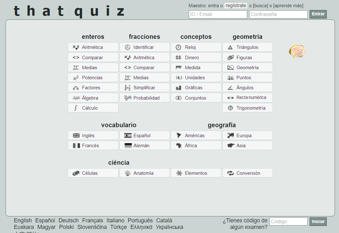 Actividad de cambio