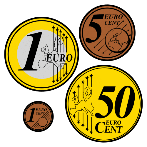 Imagen con monedas de diferente tipo