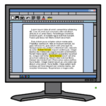 Pantalla De Un Ordenador Con Un Programa Informático.