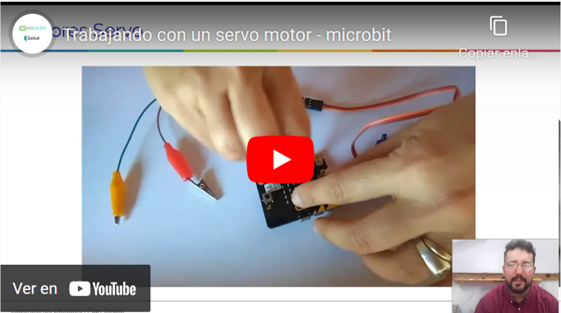 Vídeo sobre cómo trabajar con un servo