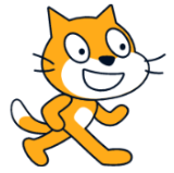  Se muestra el personaje Scratch, el más importante del programa Scratch. 