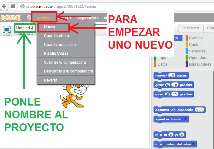 Nuevo proyecto