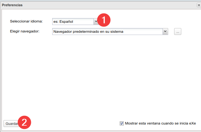 guardar configuracion