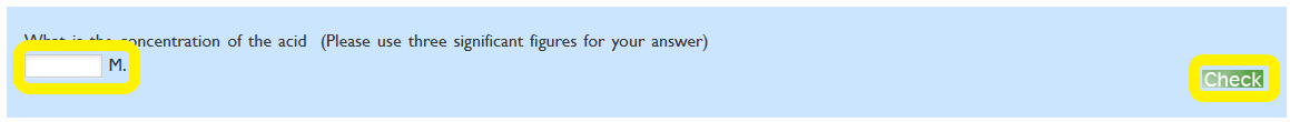 Cuadro de introducción de resultado de la práctica