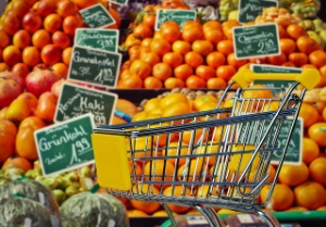 Compra frutas y verduras Cartelería