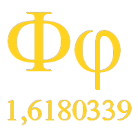 La imagen muestra al número de oro que es 1,618...