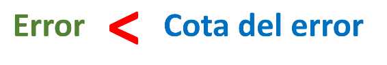 Cota de error