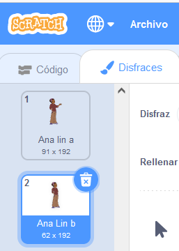 Menú disfraz