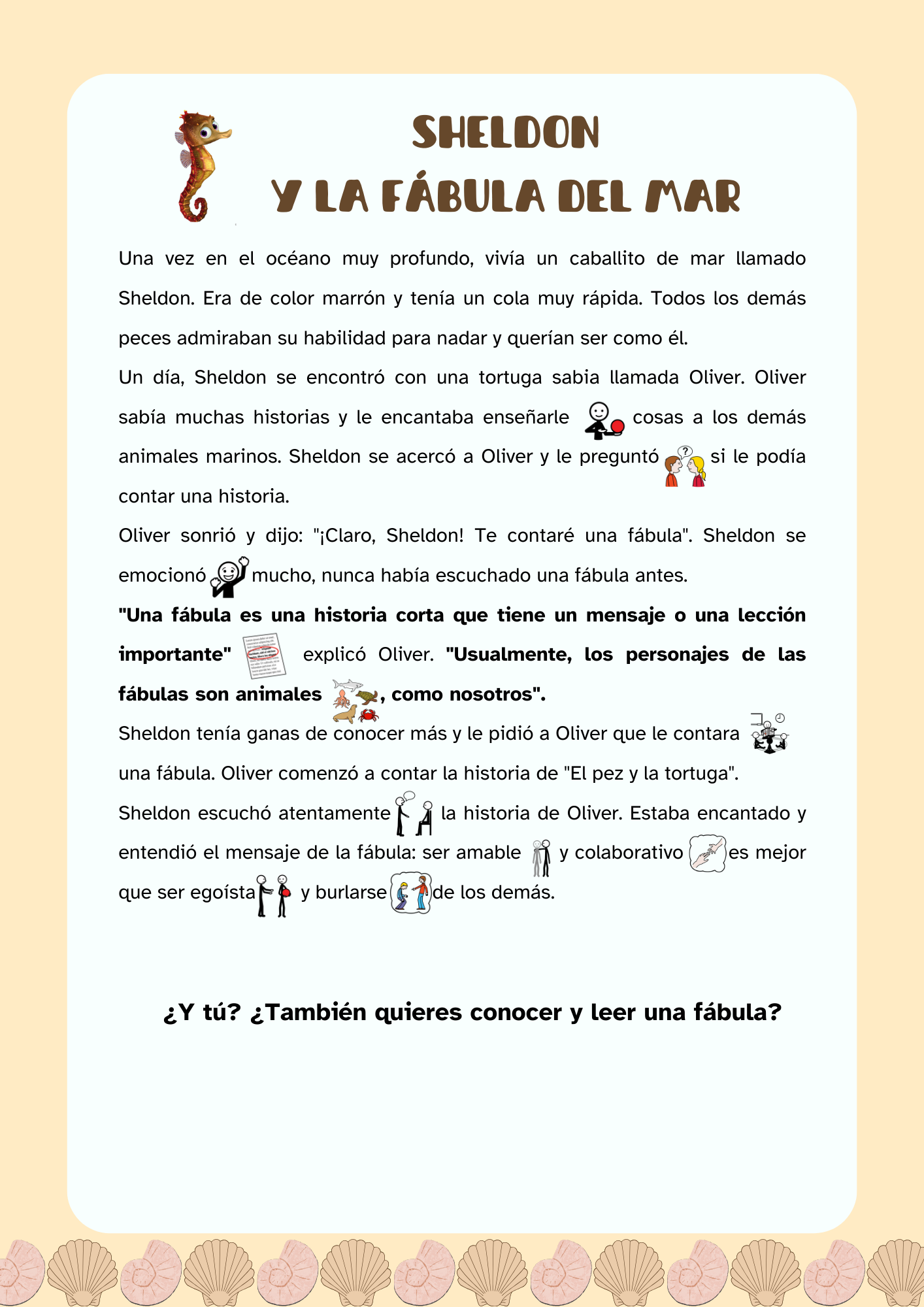 Sheldon y la fábula