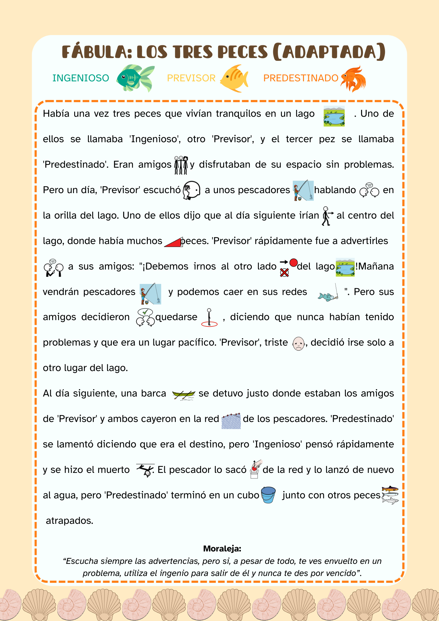 Los tres peces (adaptada)