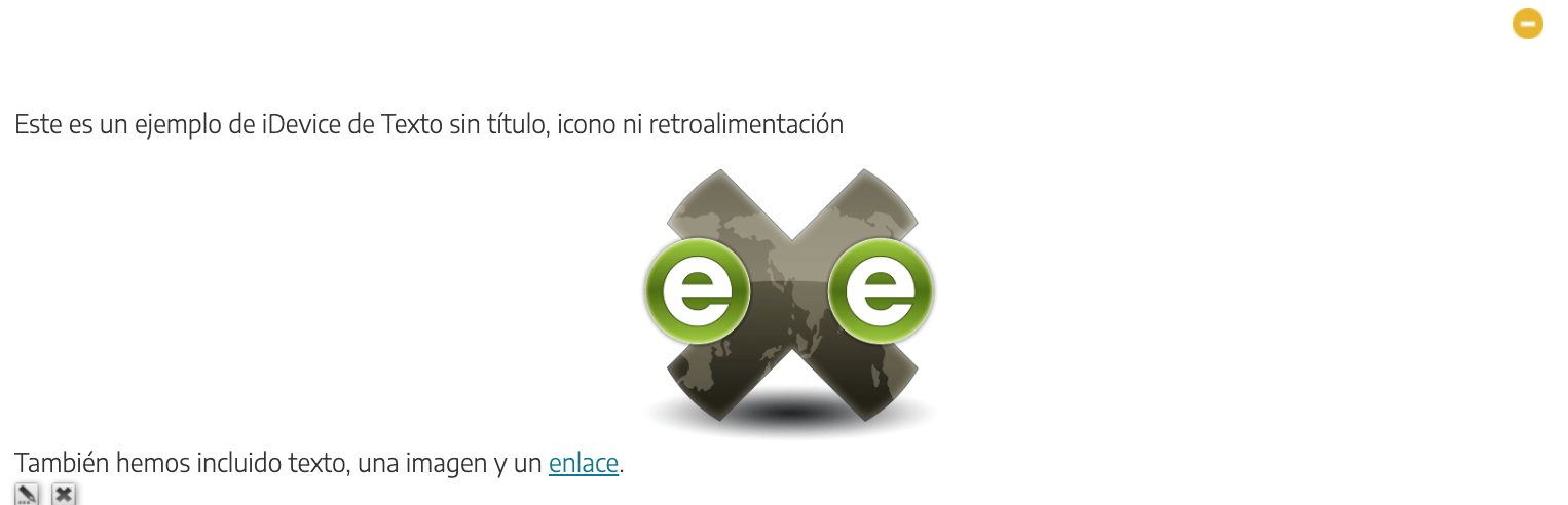 iDevice Texto 