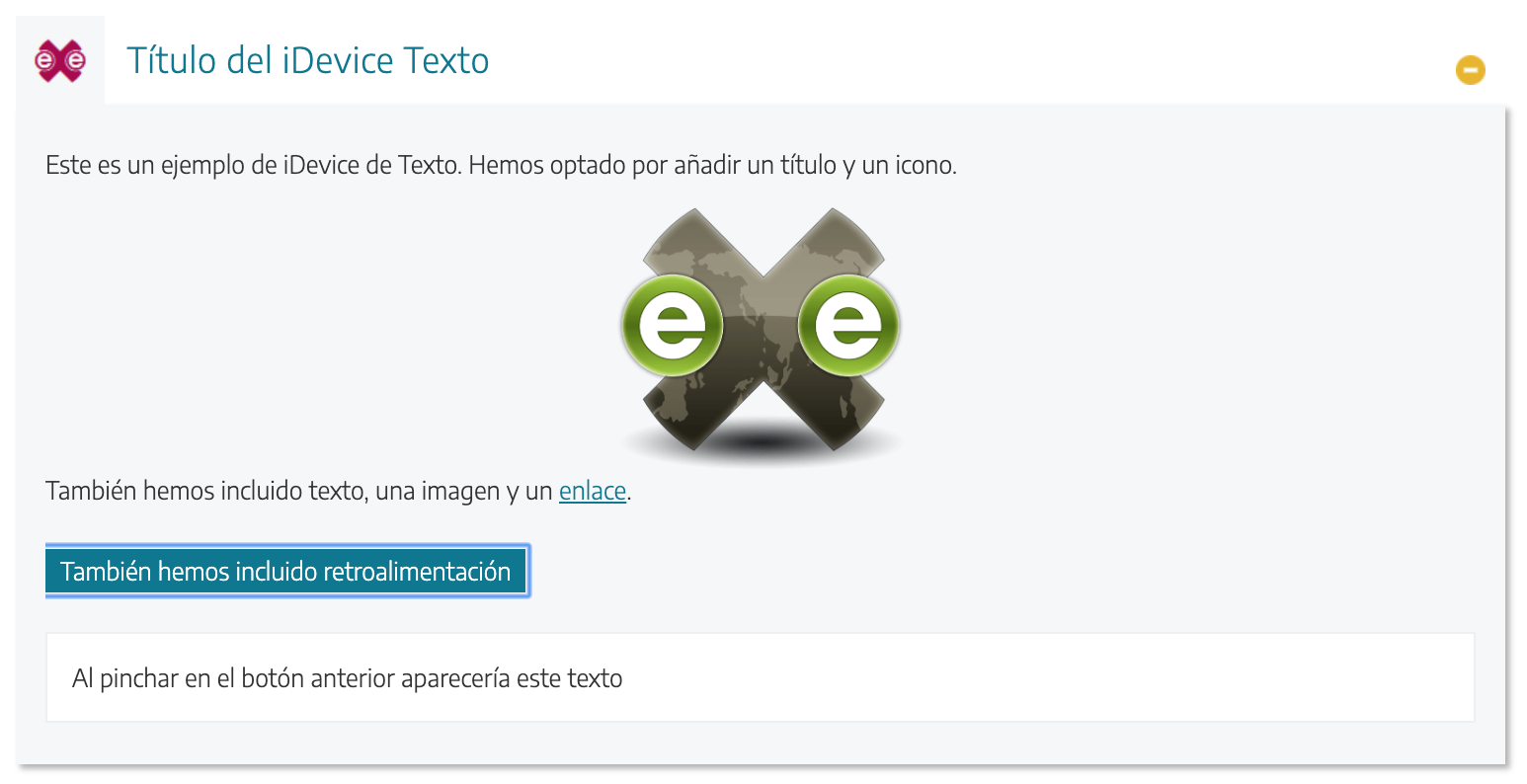 iDevice Texto