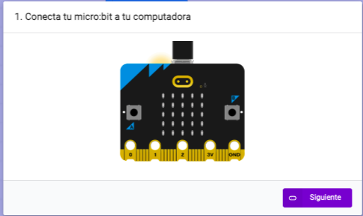 Paso 3. Descarga de código a microbit