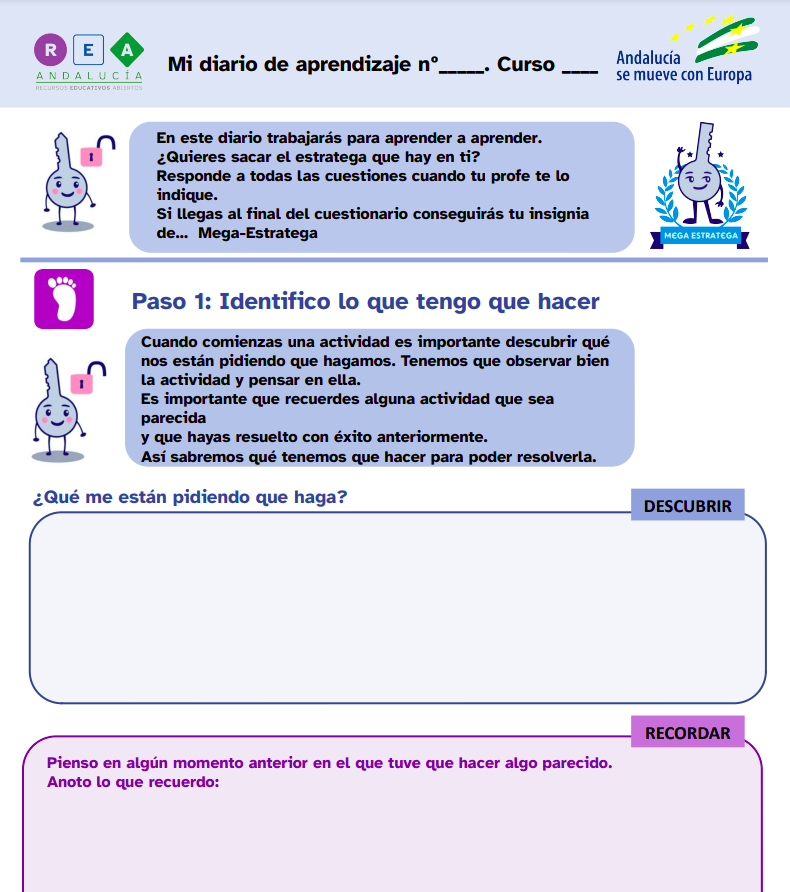 Imagen que describe el Diario de Aprendizaje