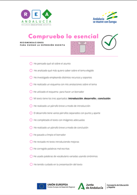 Lista de cotejo