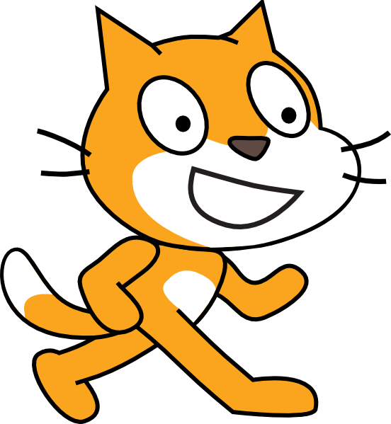 Gato naranja andando sobre dos piernas
