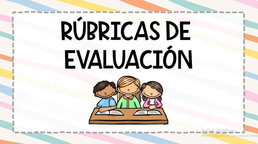 PORTADA DE RÚBRICAS DE EVALUACIÓN PORTADA DE RÚBRICAS DE EVALUACIÓN