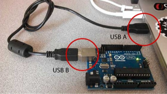 Manera de connectar la placa Arduino a l'ordinador