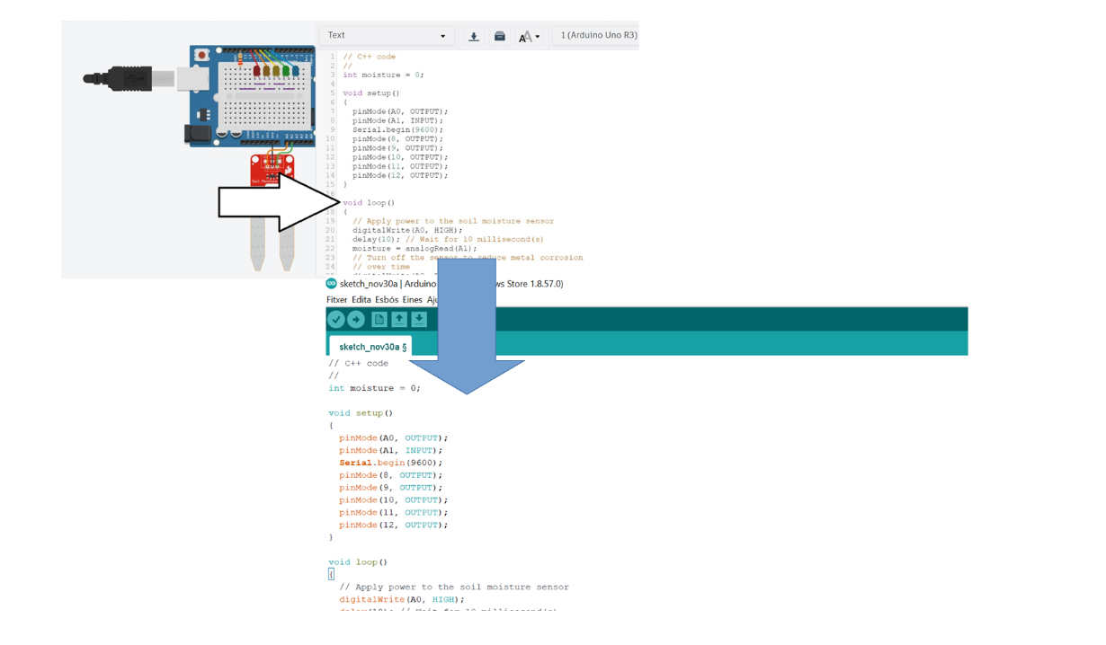 Pas d'sketch a l'IDE d'Arduino
