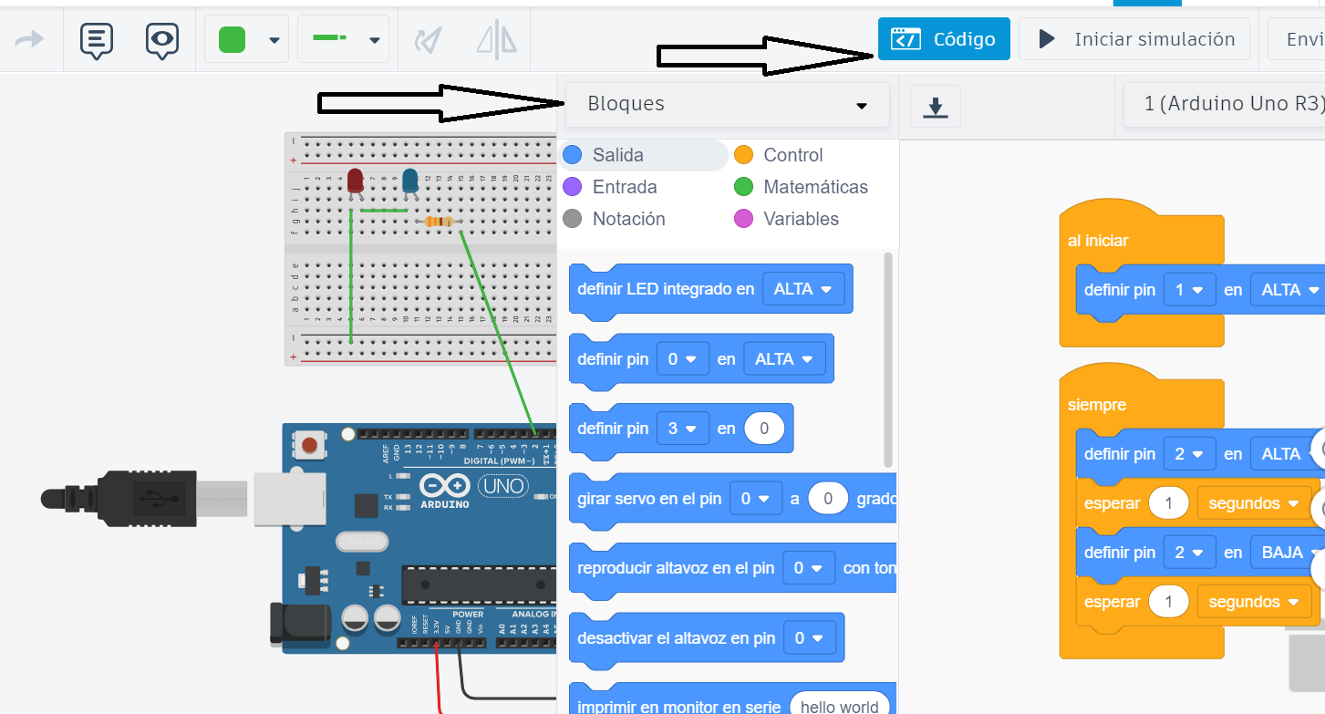 Programació Thinkercad per blocs Programació Thinkercad per blocs