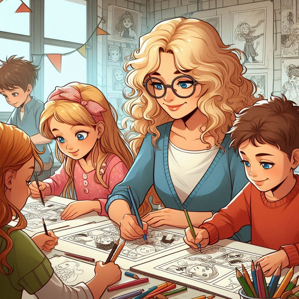 NIÑ@S CREANDO UN CÓMIC