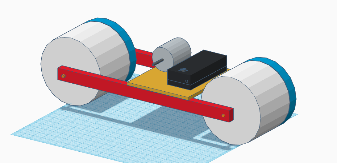 Coche Eléctrico Dibujado con TinkerCAD