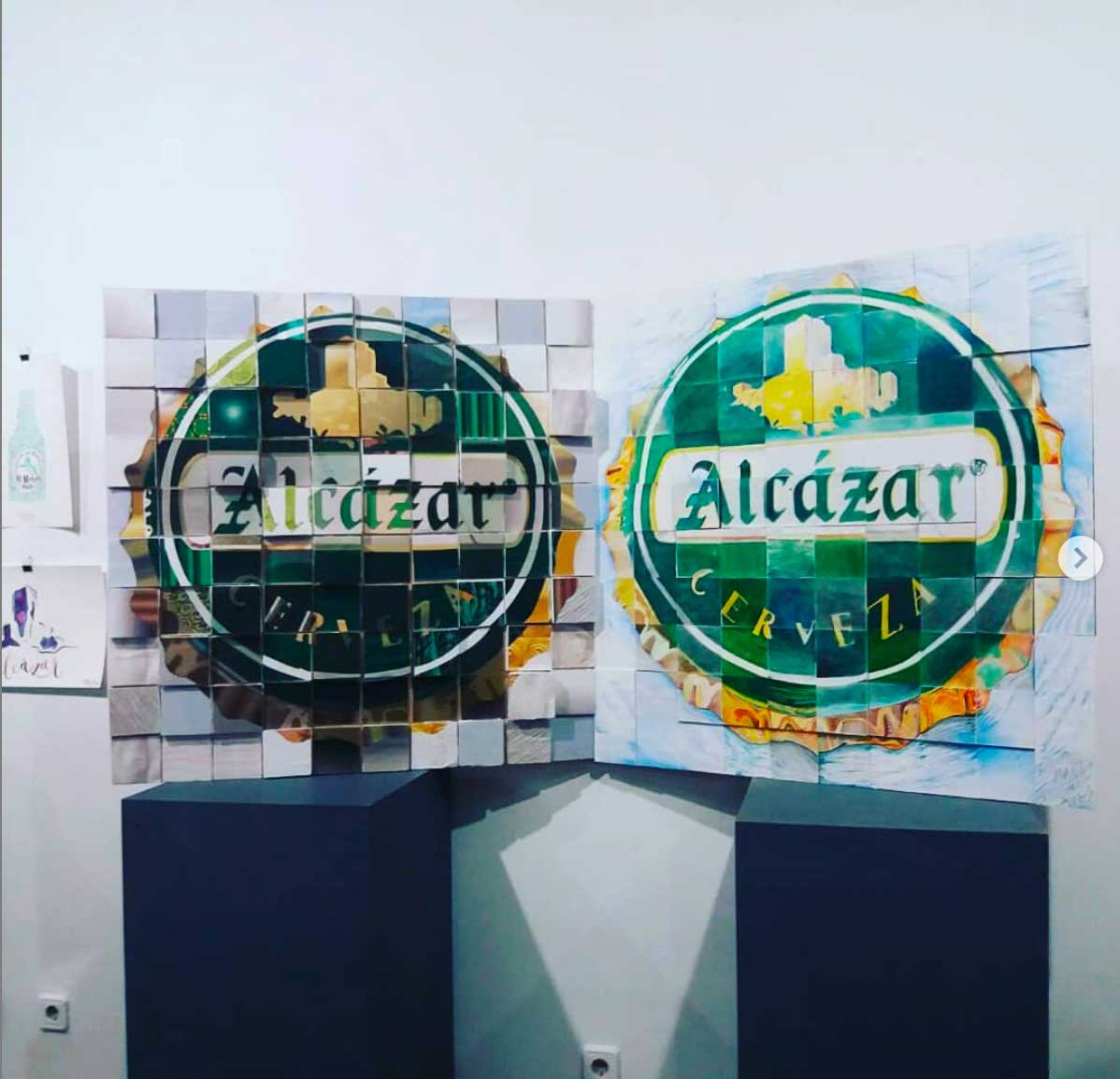 vista de la exposición "ArtCázar" en el Museo Provincial de Jaén 2017