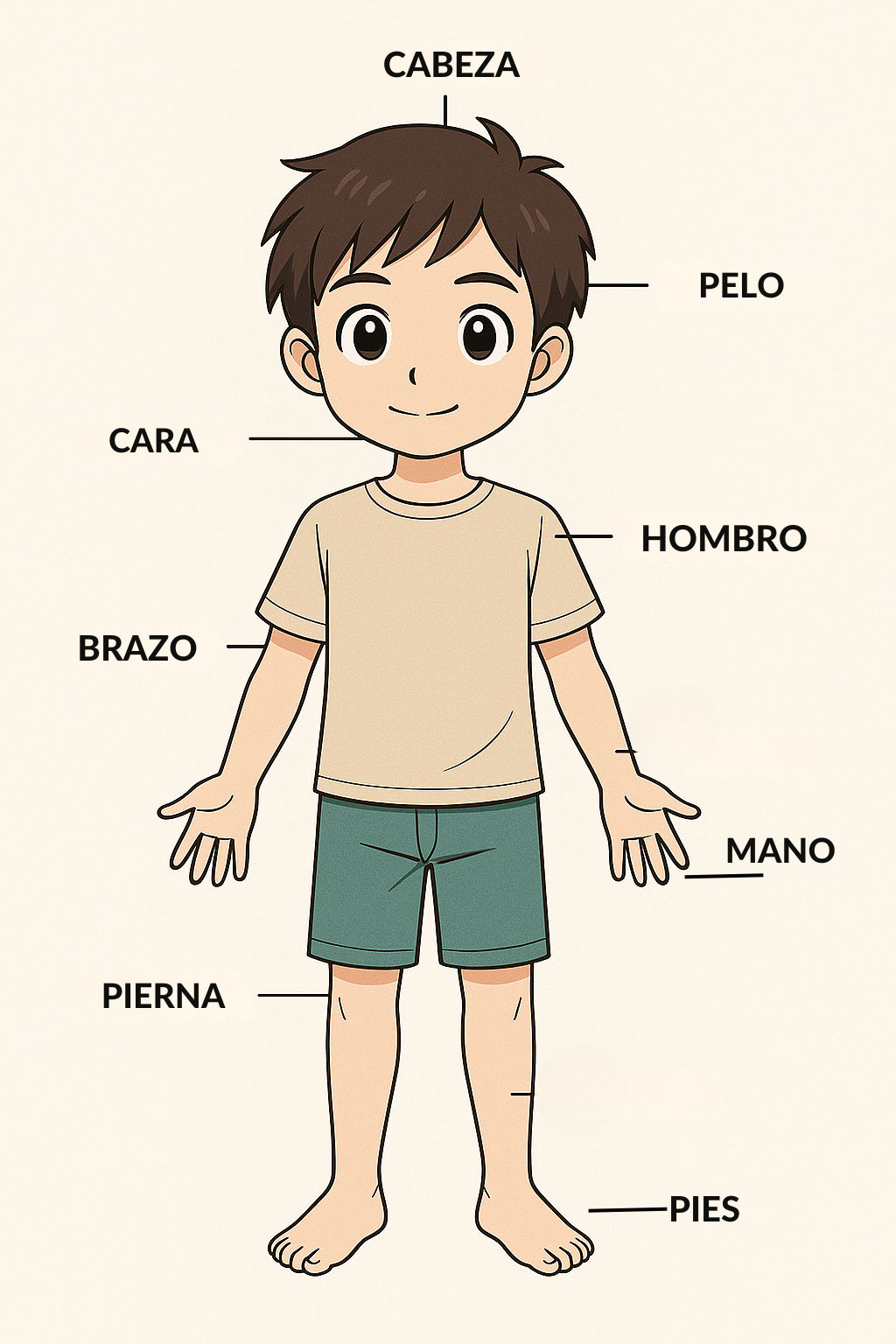Partes del cuerpo