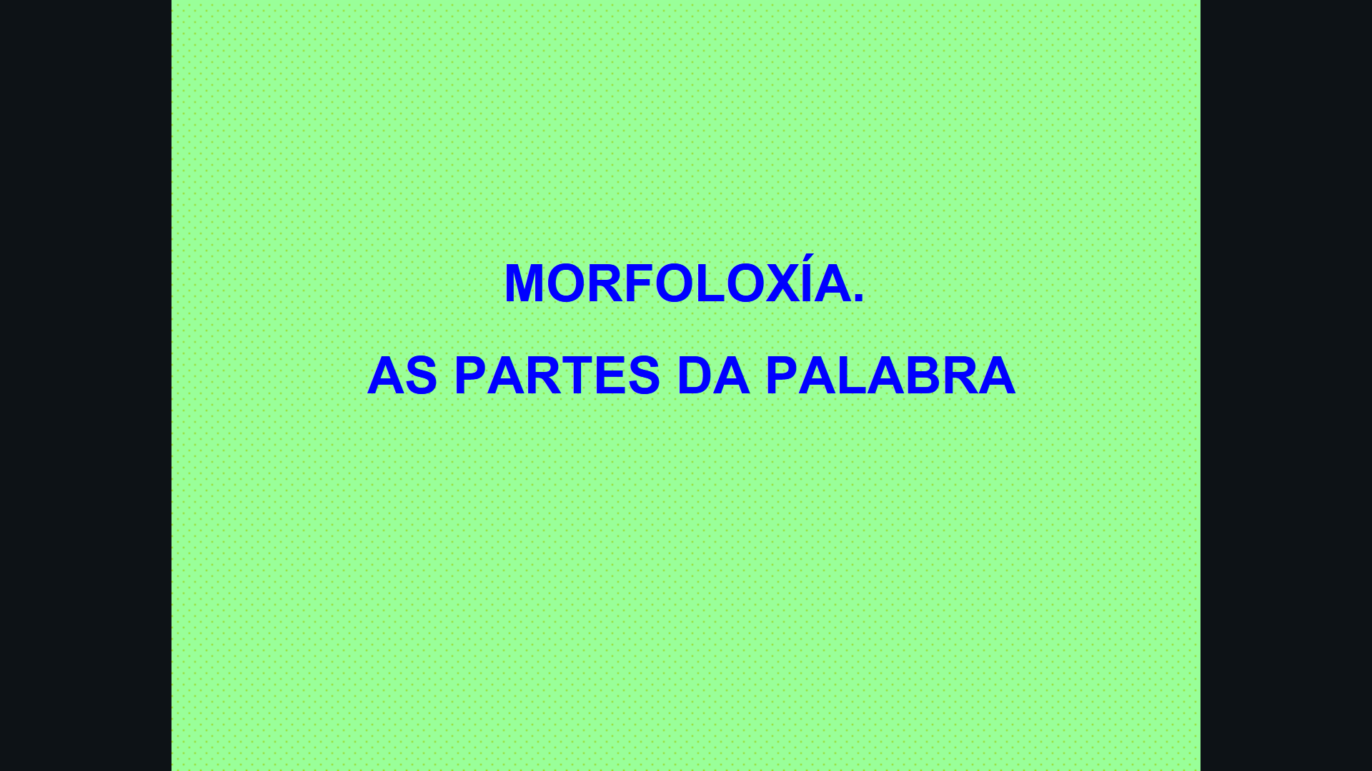 morfoloxía1