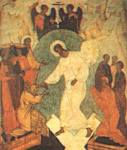La resurrección. Icono ruso