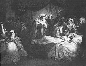 Escena de Romeo y Julieta, por John Opie