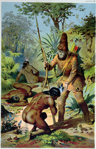 Robinson Crusoe y Viernes