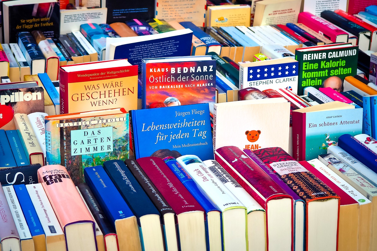 libros expuestos a la venta 