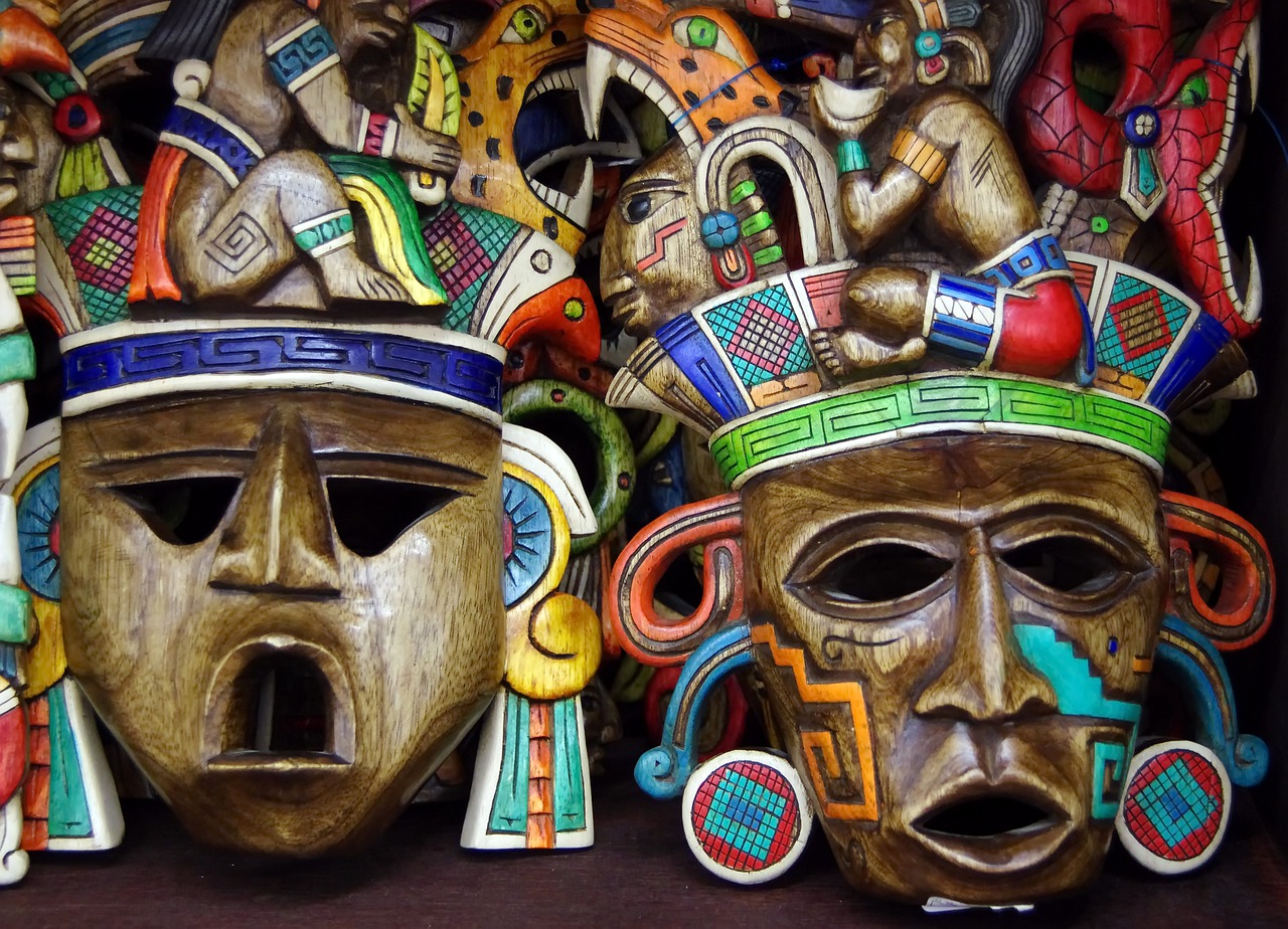 máscaras aztecas