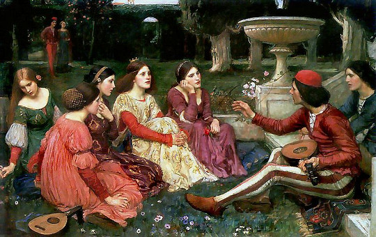 "A tale from The Decameron", de John William Waterhouse