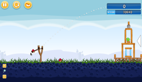 captura de pantalla del juego Angry Birds