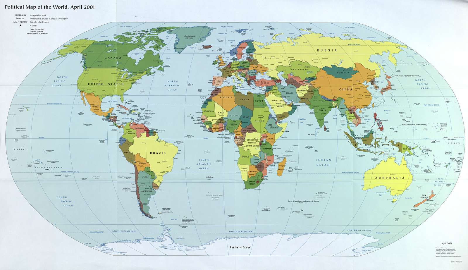 Mapa Polític Mundial