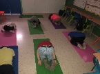 Alumnos en sesión de Yoga
