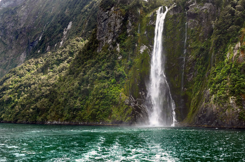 Fotografía de las cataratas Stirling de Milford Sound